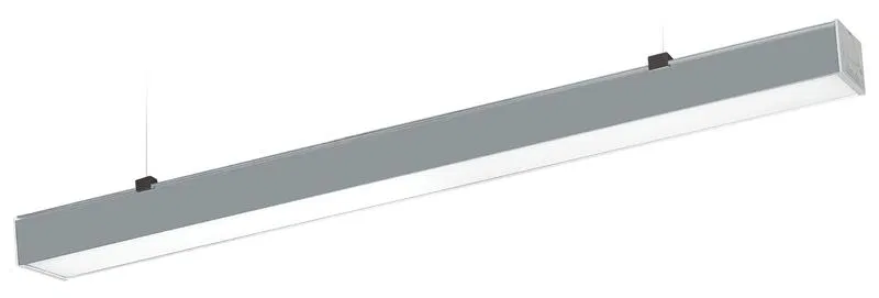 Светильник светодиодный FLORA-50-A 50 6500К IP40 1540х50х70 CRI80 opal-sand с БАП на 1ч сер. LUXDATOR CON CSVT ЦБ-00008428