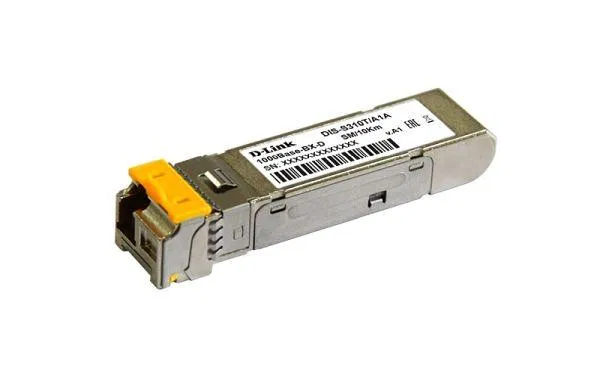 Трансивер SFP промышленный S310R/10KM/A1A WDM с 1 портом 1000Base-BX-U (Tx:1310 нм Rx:1550 нм для одномод. оптич. кабеля (до 10км) D-Link 1607587