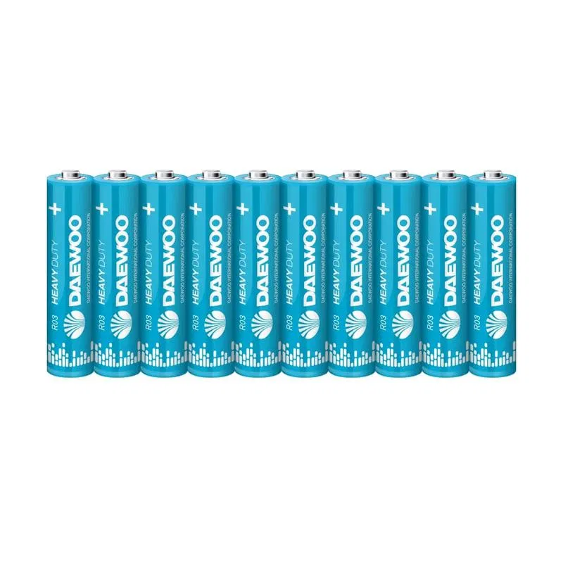 Элемент питания солевой AAA/R03 1.5В Heavy Duty Shrink-10 (уп.10шт) DAEWOO 5042148