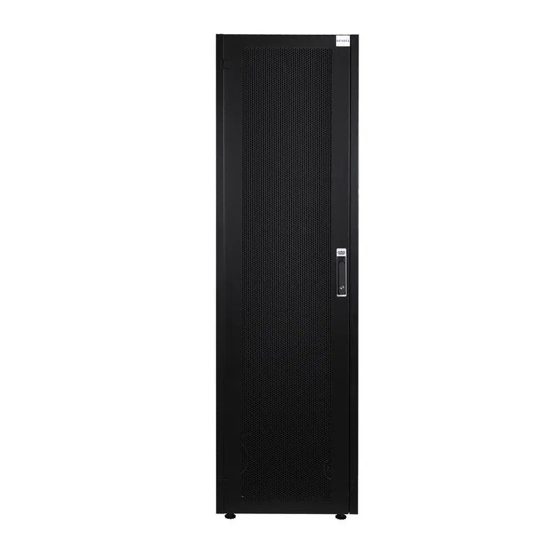 Шкаф напольный 19дюйм 42U 600х1200 передн. дверь перфорир.; задн. стенка перфорир. черн. Datarex DR-721551