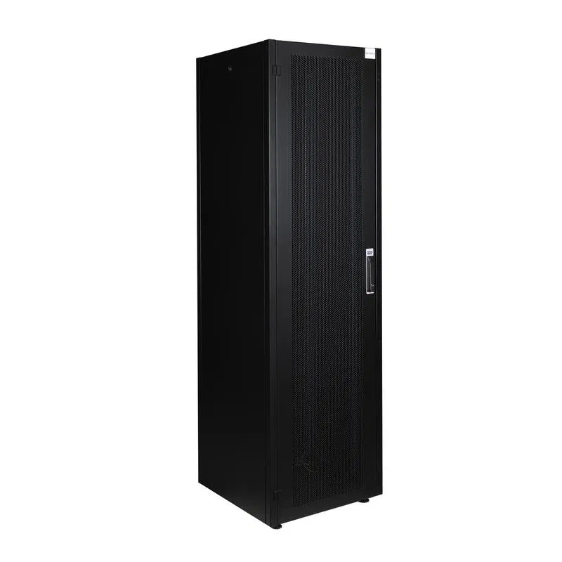 Шкаф напольный 19дюйм 47U 600х600 передн. дверь перфорир.; задн. стенка перфорир. черн. Datarex DR-721601