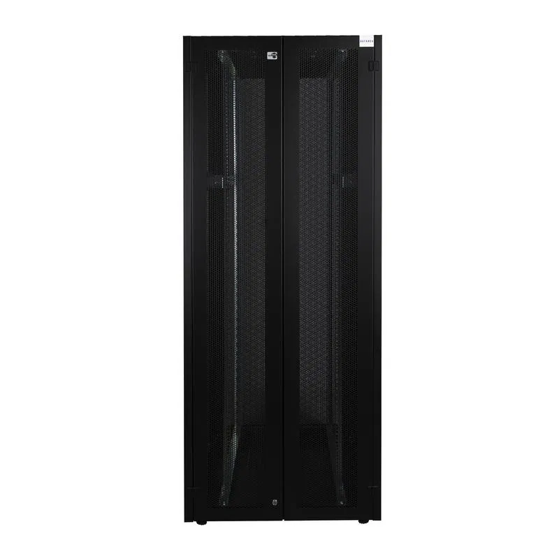 Шкаф напольный 19дюйм 26U 800х800 двойн. передн. дверь перфорир.; двойн. задн. дверь перфорир. черн. Datarex DR-759221