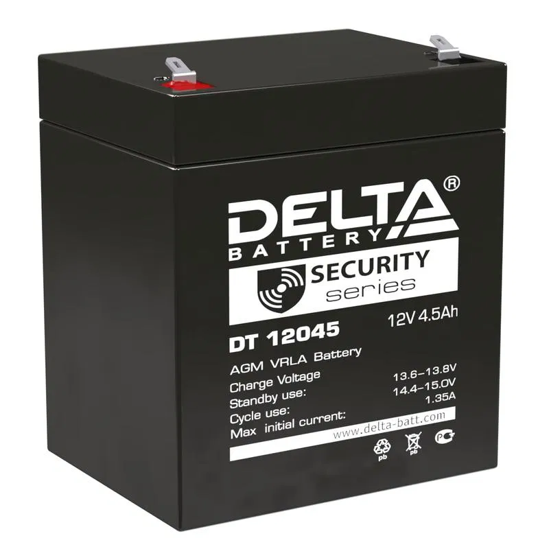 Аккумулятор ОПС 12В 4.5А.ч DT 12045 Delta 4614010040006