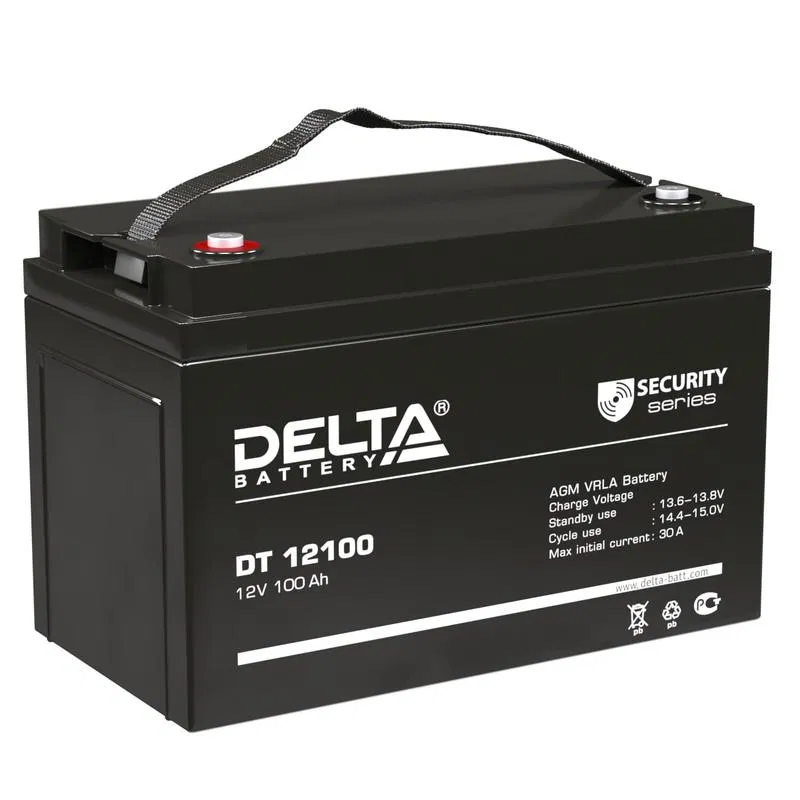 Аккумулятор ОПС 12В 100А.ч DT 12100 Delta 4614010040007