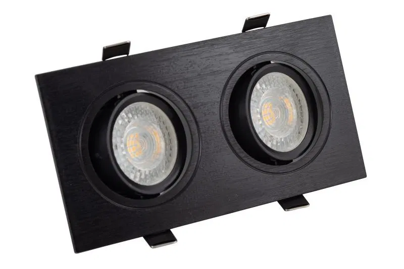 Светильник 10Вт GU5.3 IP20 LED встраив. пластик черн. DENKIRS 529039
