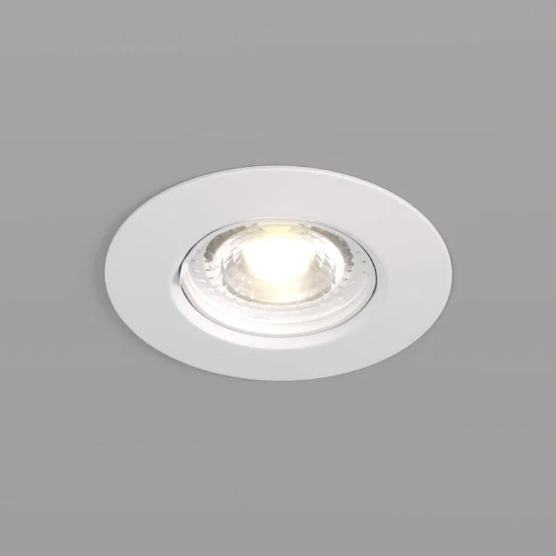 Светильник 10Вт GU5.3 IP20 LED встраив. пластик бел. DENKIRS 588298