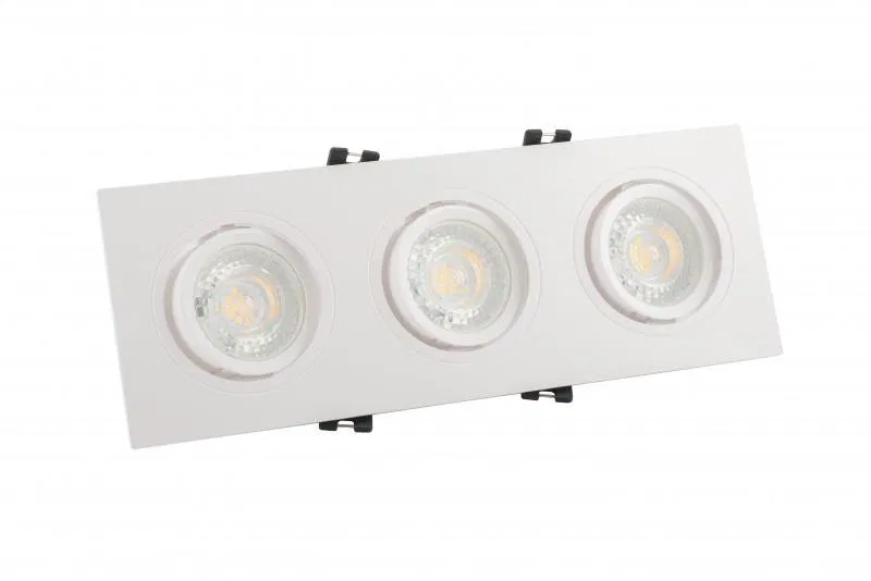 Светильник 10Вт GU5.3 IP20 LED встраив. пластик бел. DENKIRS 588303