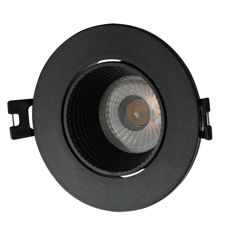 Светильник 10Вт GU5.3 IP20 LED встраив. пластик черн./черн. DENKIRS 654393