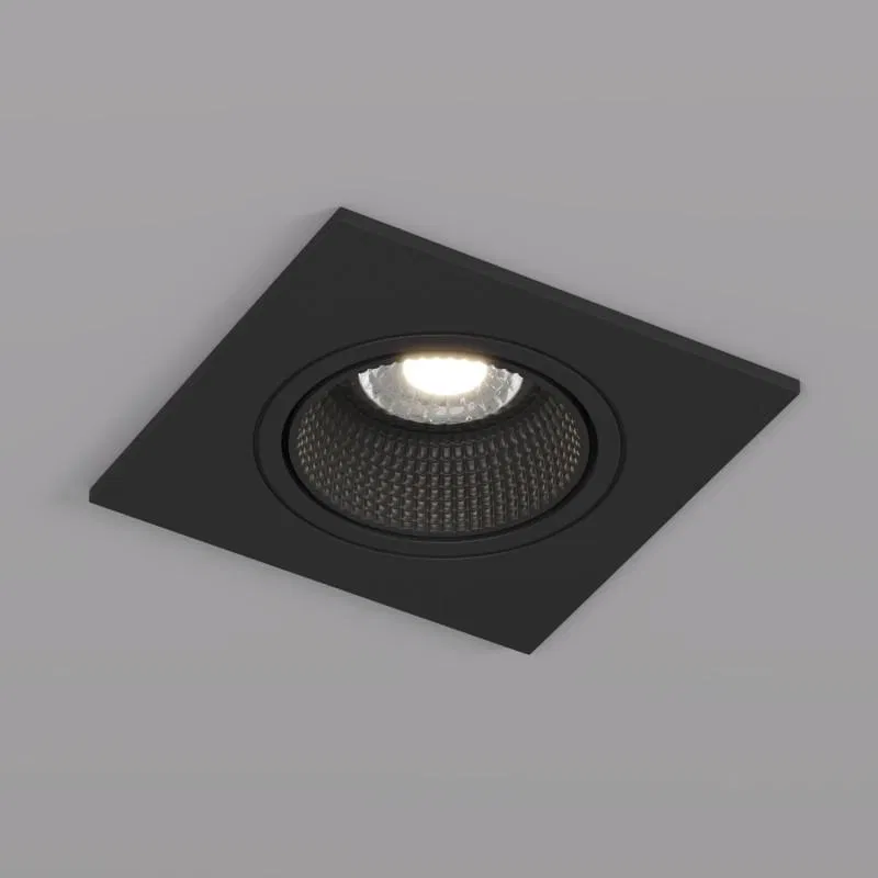 Светильник 10Вт GU5.3 IP20 LED встраив. пластик черн./черн. DENKIRS 654400