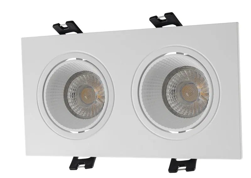 Светильник 10Вт GU5.3 IP20 LED встраив. пластик бел./бел. DENKIRS 654407