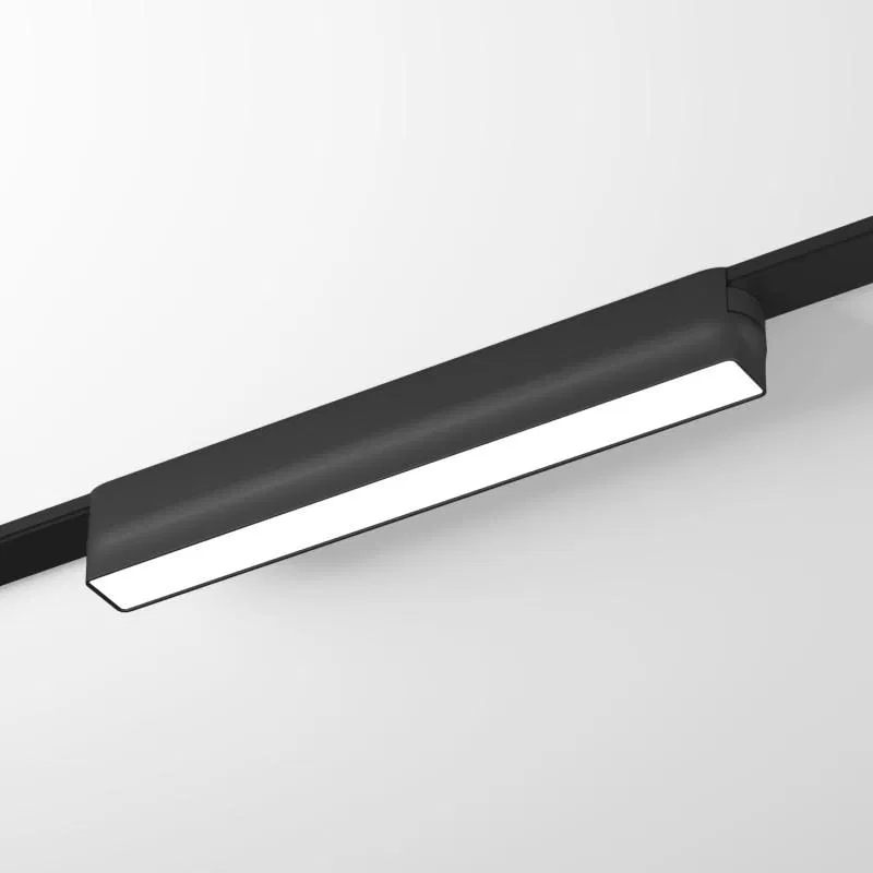 Светильник трековый Air Linear 4000 9Вт 4000К IP20 48В DC 230х26х36мм RA90 120град. со светодиодом алюм. черн. DENKIRS 723269