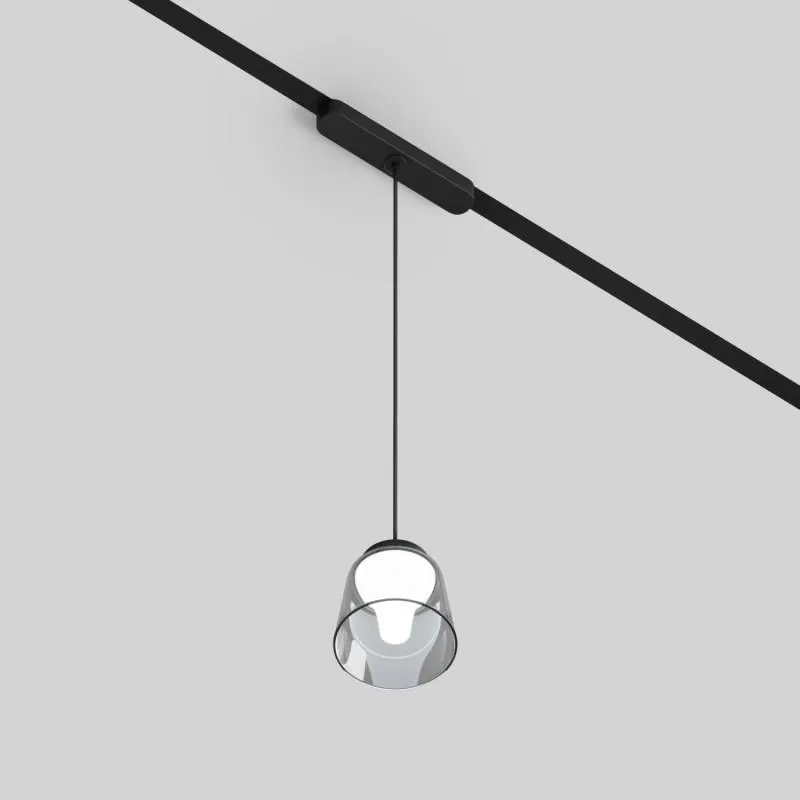Светильник трековый Air Hang 4000 4Вт 4000К IP20 48В DC 90х86мм RA95 120град. со светодиодом алюм. стекло акрил черн. DENKIRS 723277
