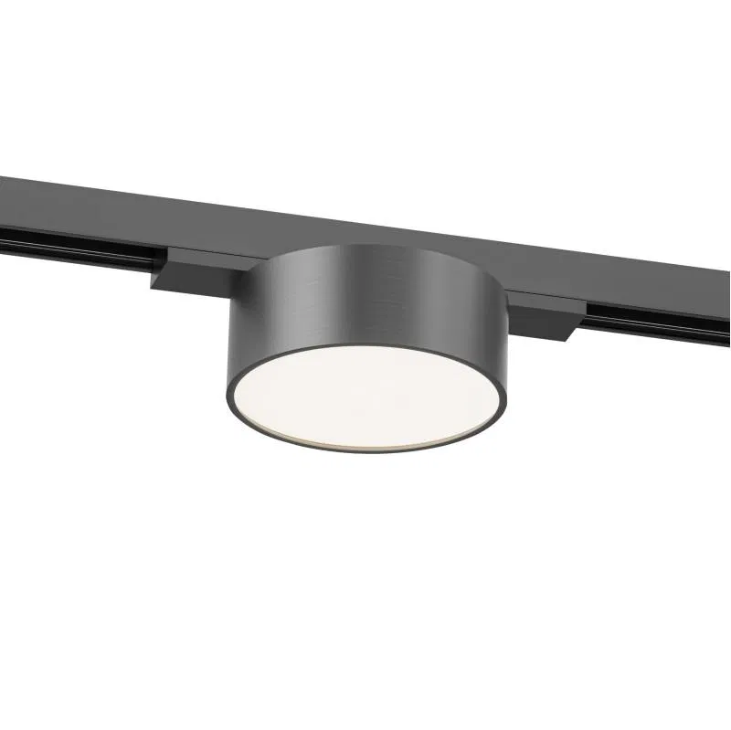 Светильник трековый SHINE FLOW 6Вт 3000К IP20 48В DC 74х28 RA90 со светодиодом алюм. темн. никель DENKIRS 764343