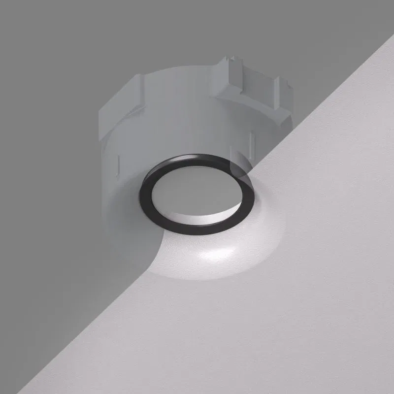 Кольцо фиксирующее для светильников INVIZ DK2080-WH DK2081-WH ABS-пластик черн. DENKIRS 766966