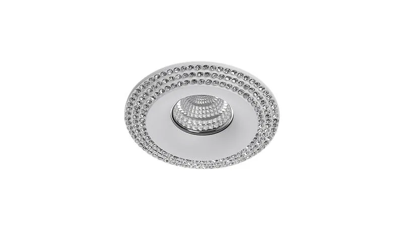 Рамка встраиваемая NC1769R-FW мат MR16 (CHARM-R3-FW) бел. DesignLed 00-00001738