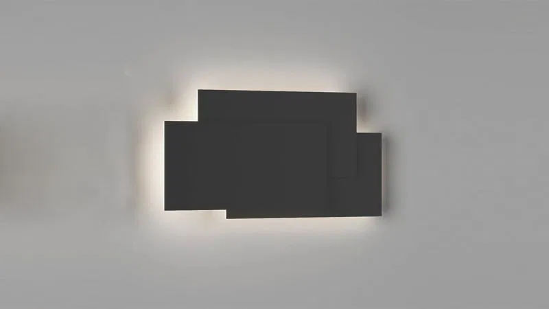 Светильник настенный SHADE GW-6809-12-BL-WW 12Вт 3000К IP20 черн. DesignLed 00-00003016