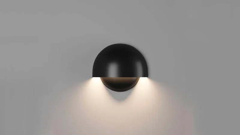 Светильник настенный MUSHROOM GW-A818-10-BL-WW 10Вт 3000К IP54 черн. DesignLed 00-00004440