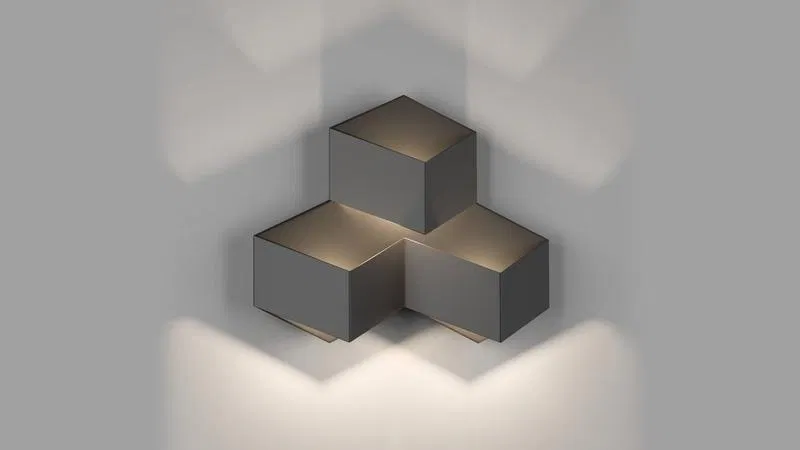 Бра декоративное PALMIRAGW-1101-3-9-BL-WW 9Вт 3000К IP20 черн. DesignLed 00-00004723