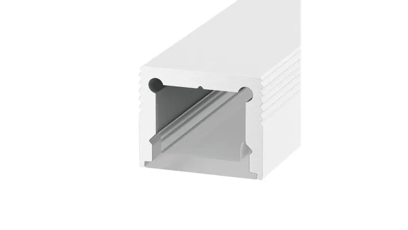 Профиль накладной для однорядной ленты LS.1613-W-R алюм. бел. DesignLed 00-00010364