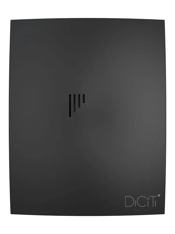 Вентилятор накладной BREEZE D100 обратн. клапан Matt black DiCiTi BREEZE 4C Matt black