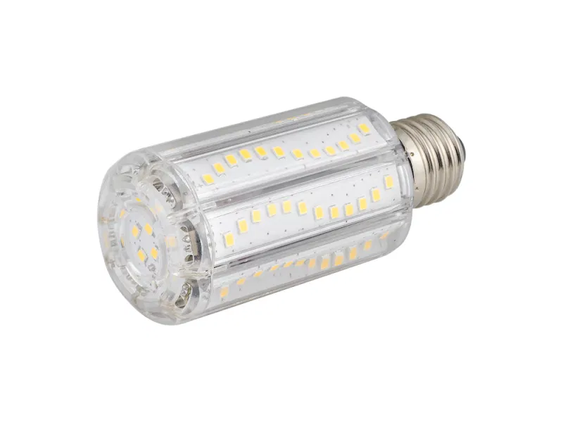Лампа светодиодная Corn AC36 GP 10/1600 10Вт кукуруза прозрачная 4000К нейтр. бел. E27 1600лм 24В 0.8PF 80Ra Кп<2 Diora DCGP10-AC36-E27-4K