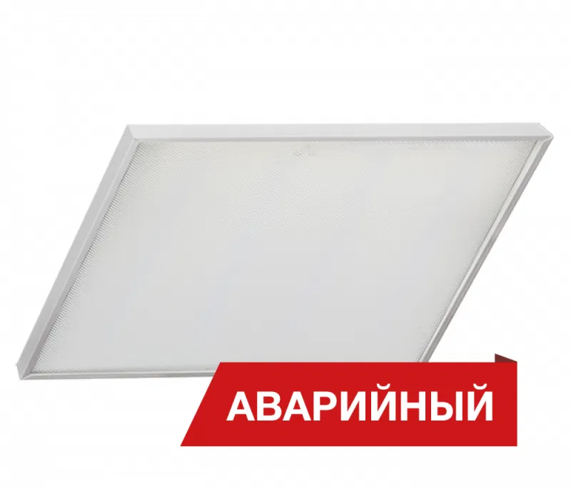 Светильник светодиодный Office SE 42/4100 opal 42Вт 4000К IP40 4100лм 0.95PF 90Ra Кп<1 аварийный Diora DOSE42-O-4K-Ra90-A