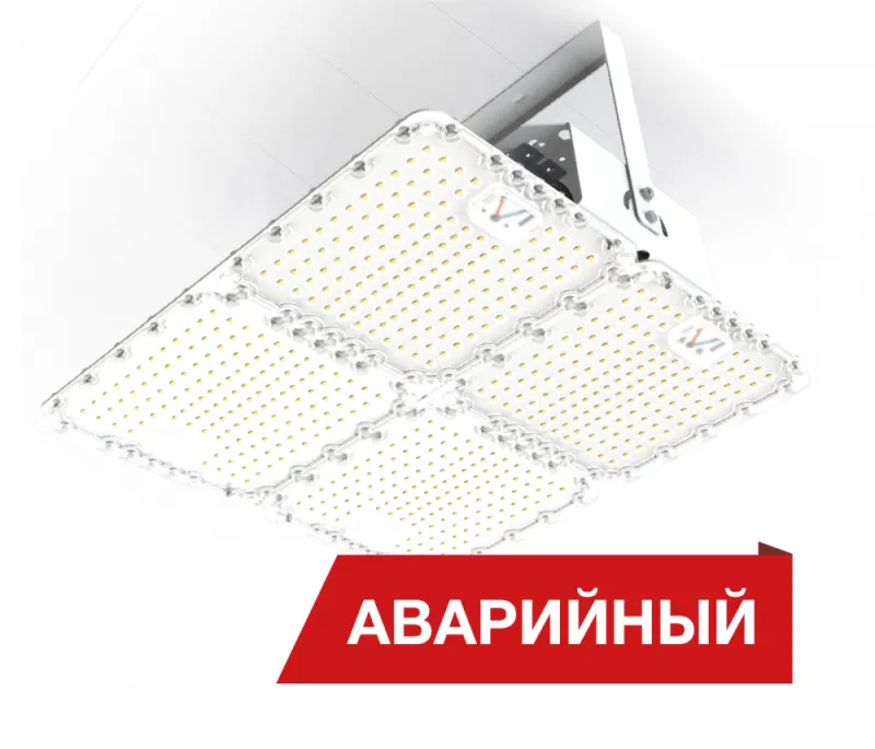 Светильник светодиодный Quadro 160/23500 Г80 160Вт 5000К IP54 23500лм 0.95PF 80Ra Кп<5 лира аварийн. Diora DQ160G80-5K-L-A