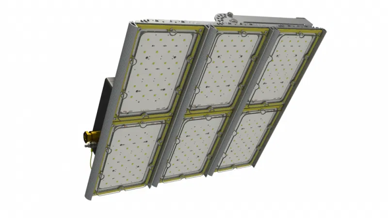 Комплект светильников светодиодных тройной Unit Ex 150/17000 К30 450Вт 3000К IP66 51000лм 0.98PF 70Ra Кп<1 лира (уп.3шт) Diora DUEx150K30-3K-L-3Kt