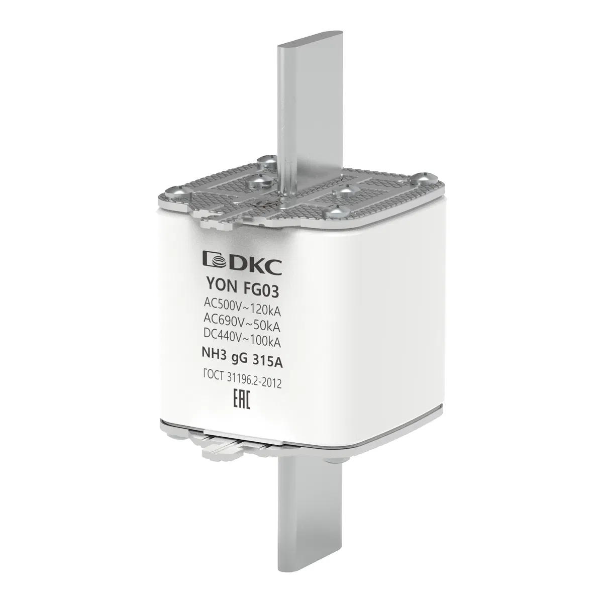 Предохранитель YON ножевого типа FG3 с одинарной индикацией 315А 1FG03-0315 DKC