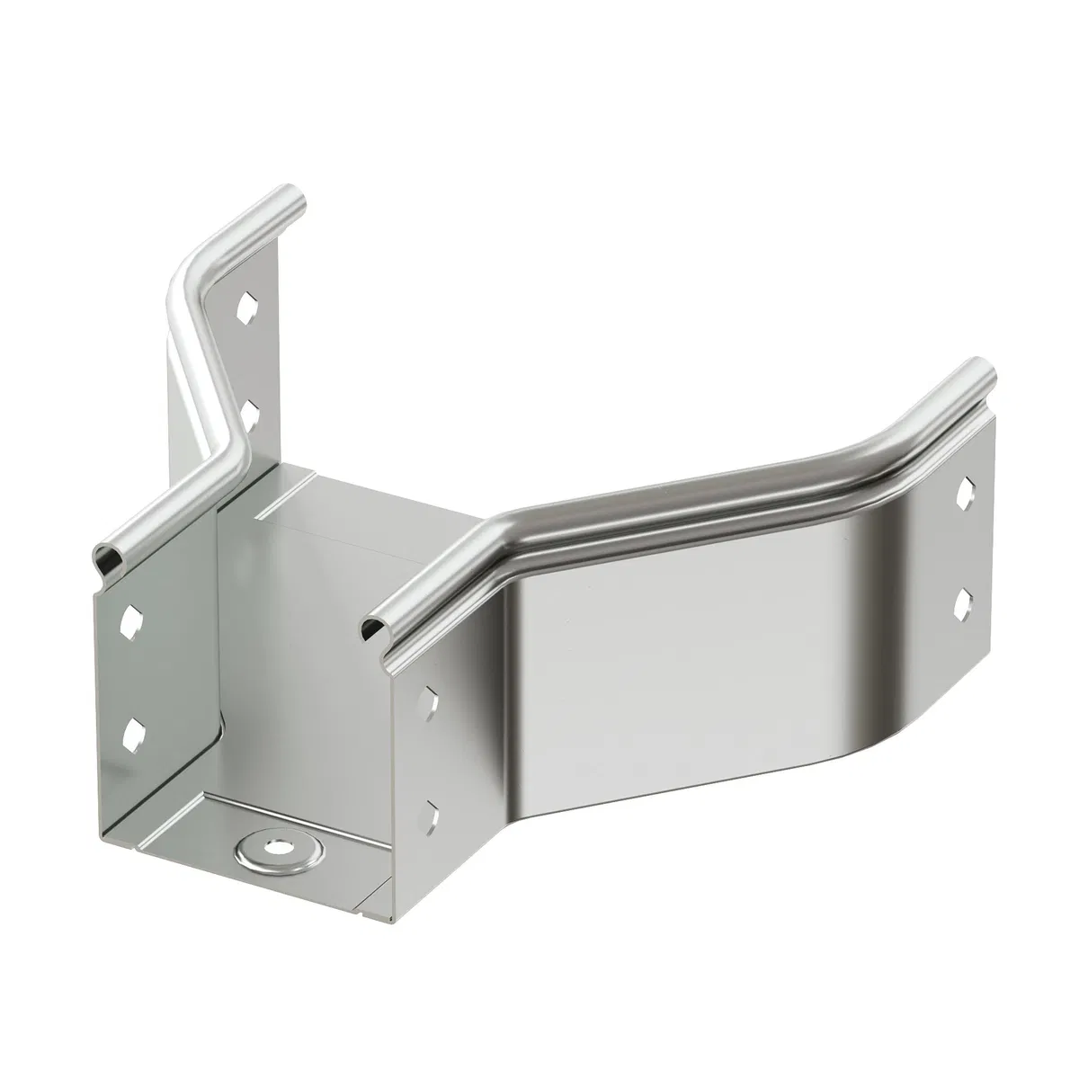 Переходник RRC симметричный 600/400 H80 в комплекте с крепежными элементами и соединительными пластинами, необходимыми для монтажа 36295K DKC