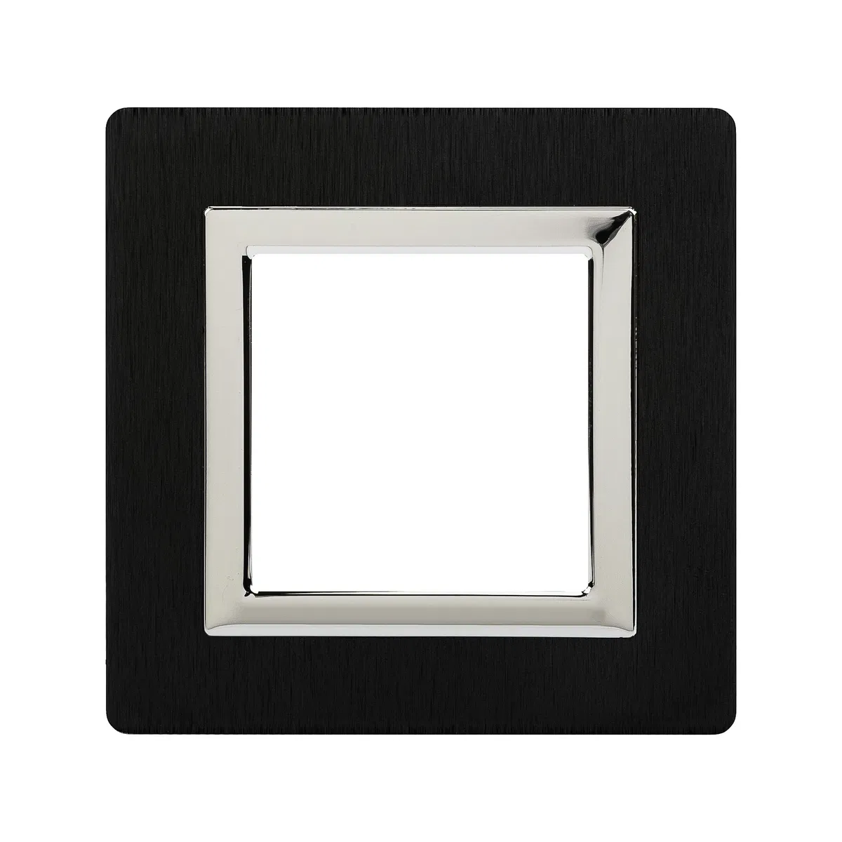 Рамка из алюминия 1 пост (2 мод.), Avanti, черная 4402832 DKC