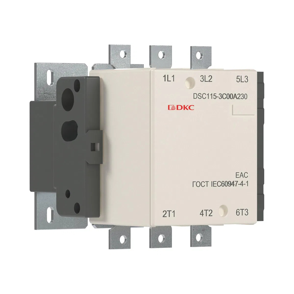 Магнитный контактор DSC115-3C00A230 115А 55кВт (AC3)  кат 220В AC DKC