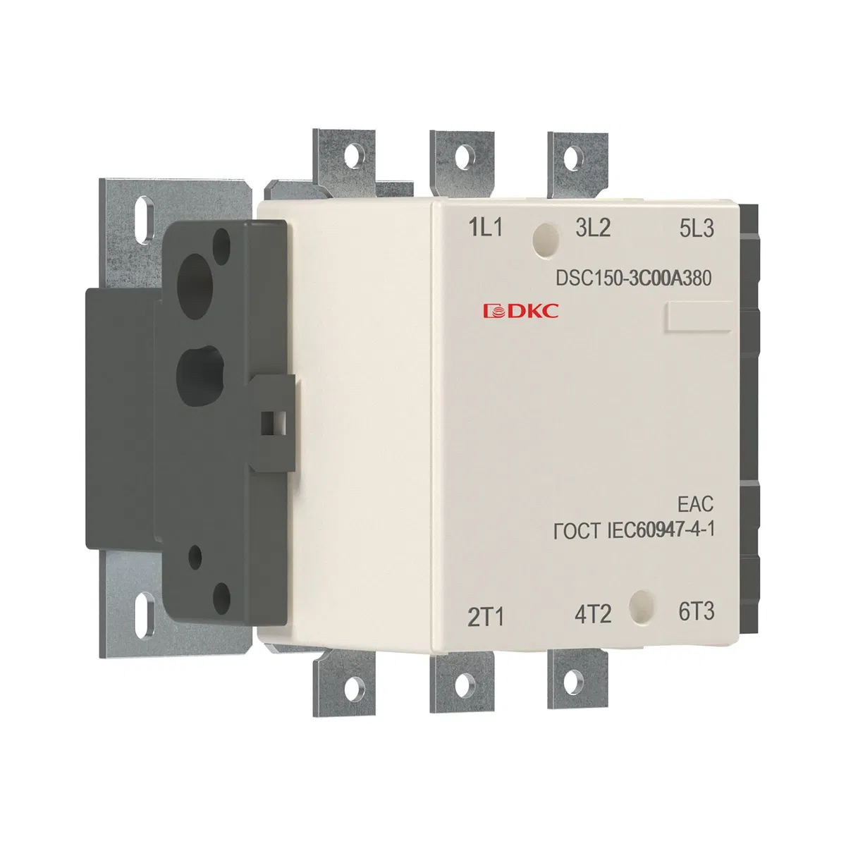 Магнитный контактор DSC150-3C00A230 150А 75кВт (AC3)  кат 220В AC DKC