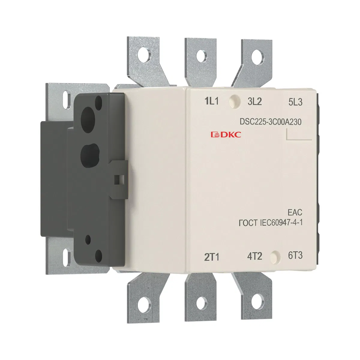 Магнитный контактор DSC225-3C00A230 225А 110кВт (AC3)  кат 220В AC DKC