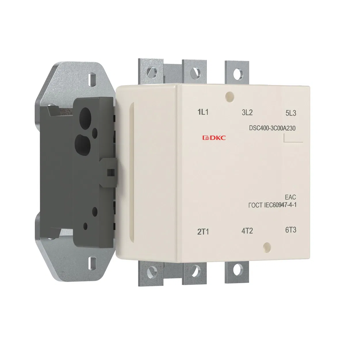 Магнитный контактор DSC400-3C00A230 400А 200кВт (AC3)  кат 220В AC DKC
