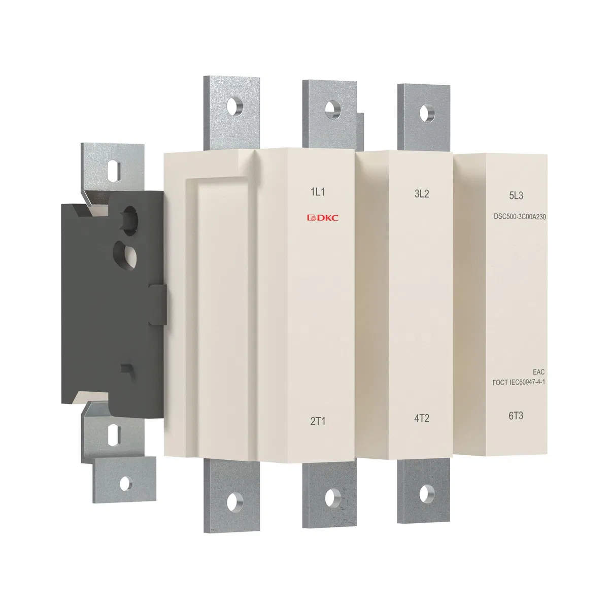 Магнитный контактор DSC800-3C00A230 800А 400кВт (AC3)  кат 220В AC DKC