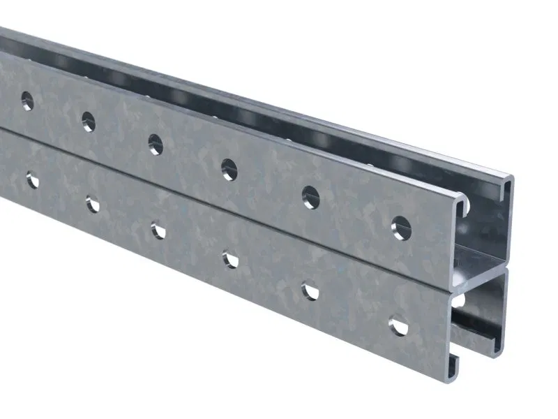 Двойной С-образый профиль 41х41, L1800, 2,5 мм, INOX 304 IBPD4118C DKC