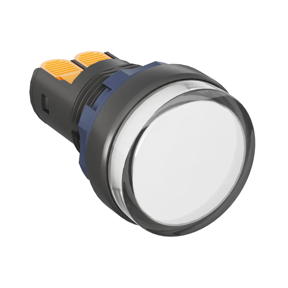 Сигнальная лампа со встроенным диодом 220В, белая, зажим Plug-In M22L-F220WPP DKC