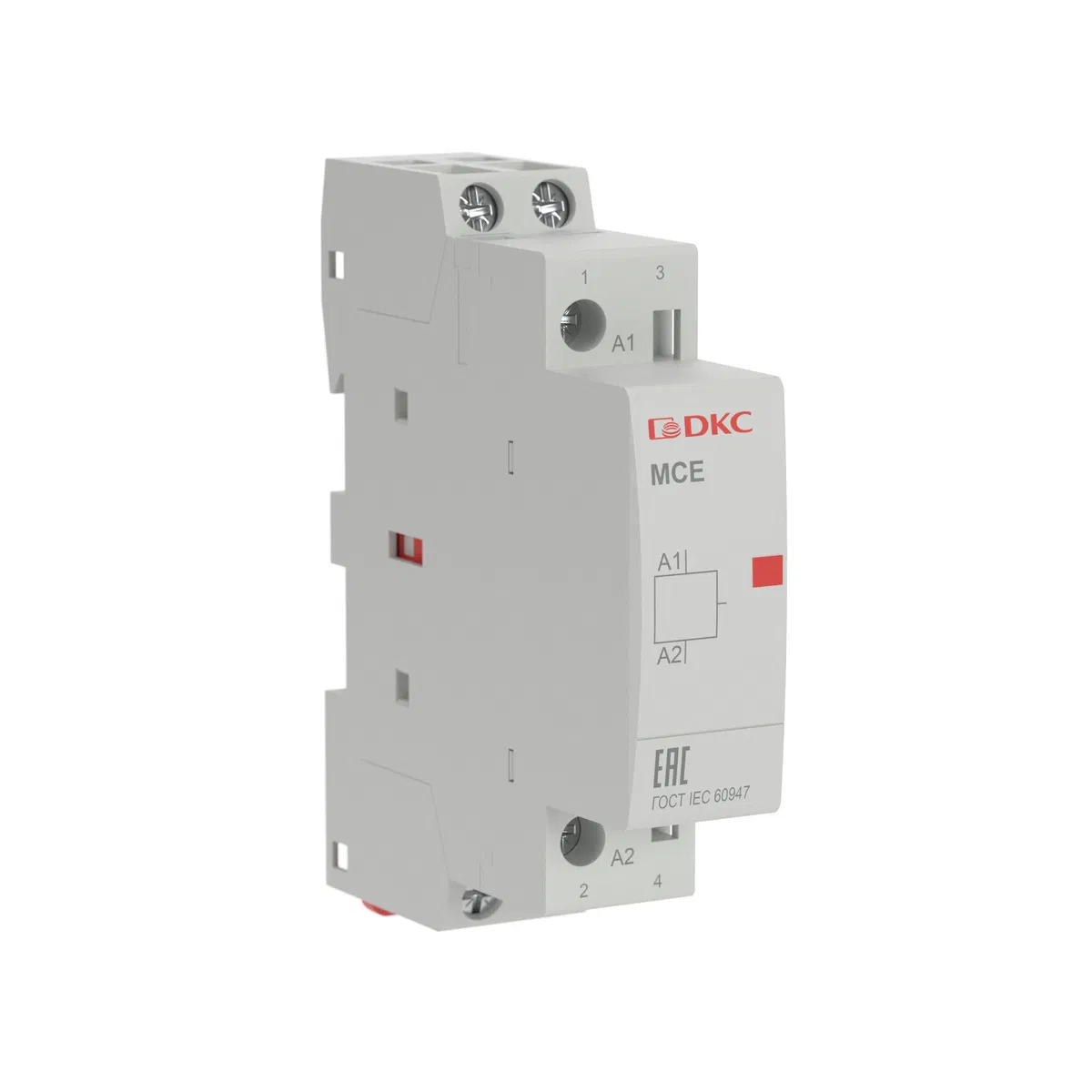 Контактор модульный YON max типа MCE, 2P, 20A, 24В DC, 2НО MCE-20-20-D24 DKC