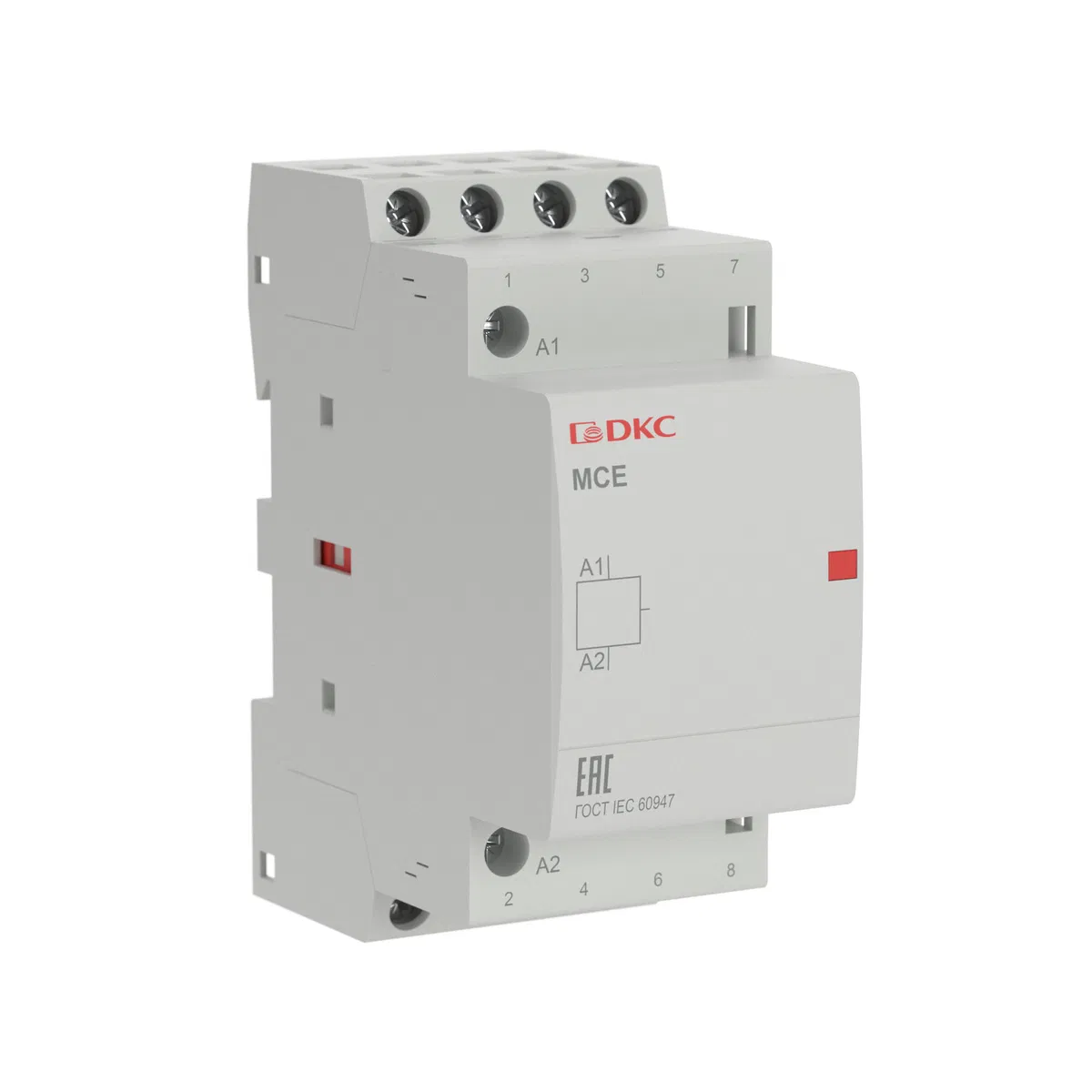 Контактор модульный YON макс (YON max) типа MCE, 4P, 40A, 240В, 4НО MCE-40-40-A240 DKC