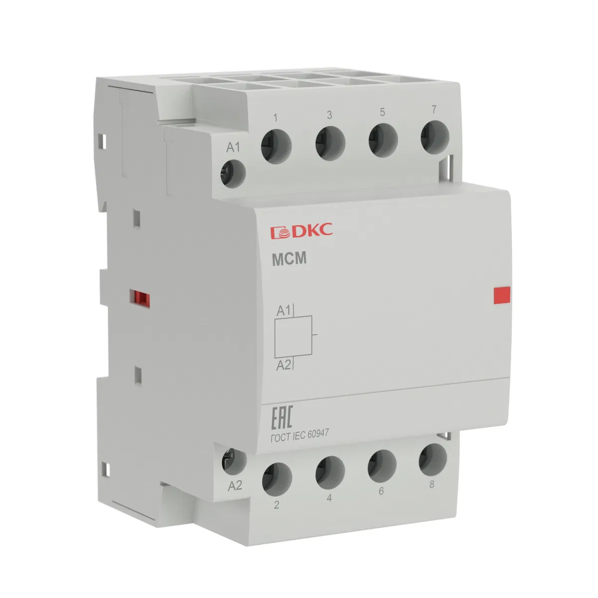 Контактор модульный YON max типа MCE, 4P, 63A, 24В DC, 4НЗ MCE-63-04-D24 DKC