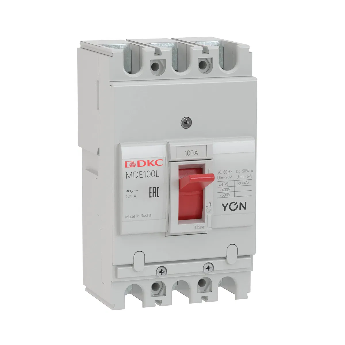 Авт. выкл. YON MDE100N063 3P 63А 20kA DKC