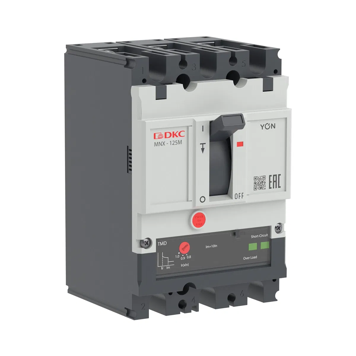 Авт. выкл. YON pro MNX125H 3P 25A 150kA при AC415V расц. TMD MNX125H3PTMD0025 DKC