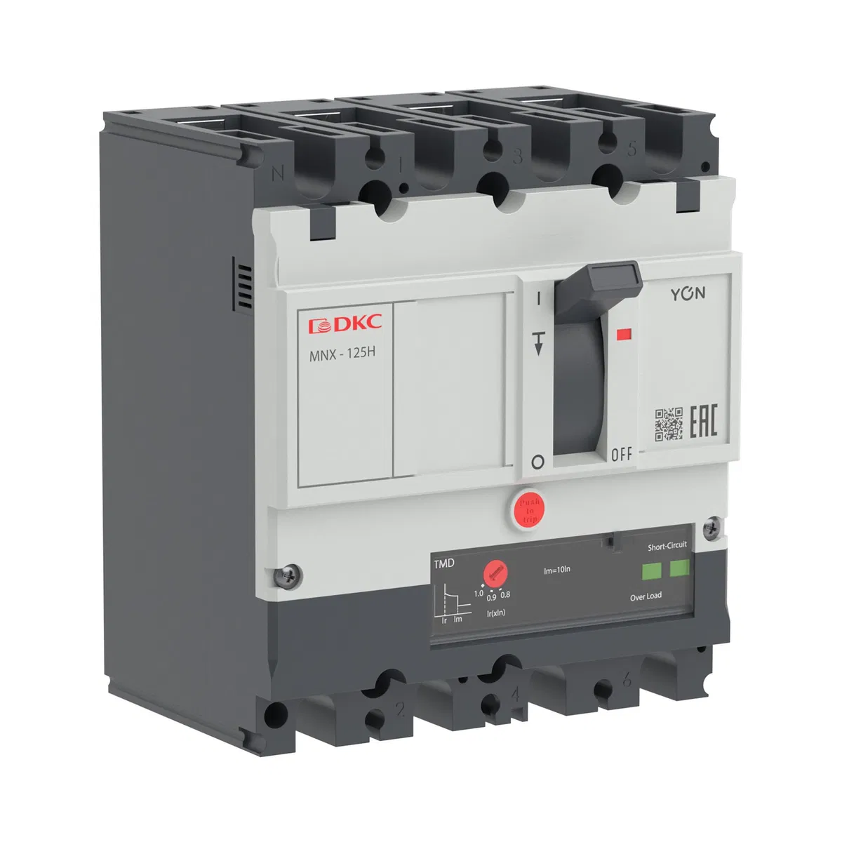 Авт. выкл. YON pro MNX125H 4P 40A 150kA при AC415V расц. TMD MNX125H4PTMD0040 DKC