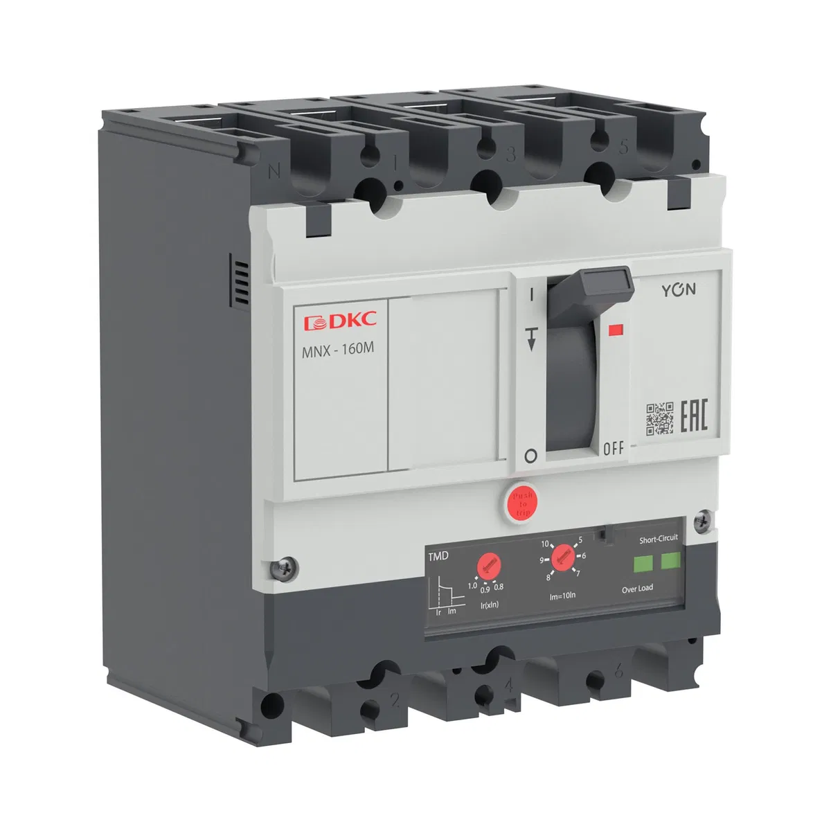 Авт. выкл. пост. тока YON pro MNX160M 4P 40A 35kA при DC1000V расц. TMD DC MNX160M4DTMD0040 DKC