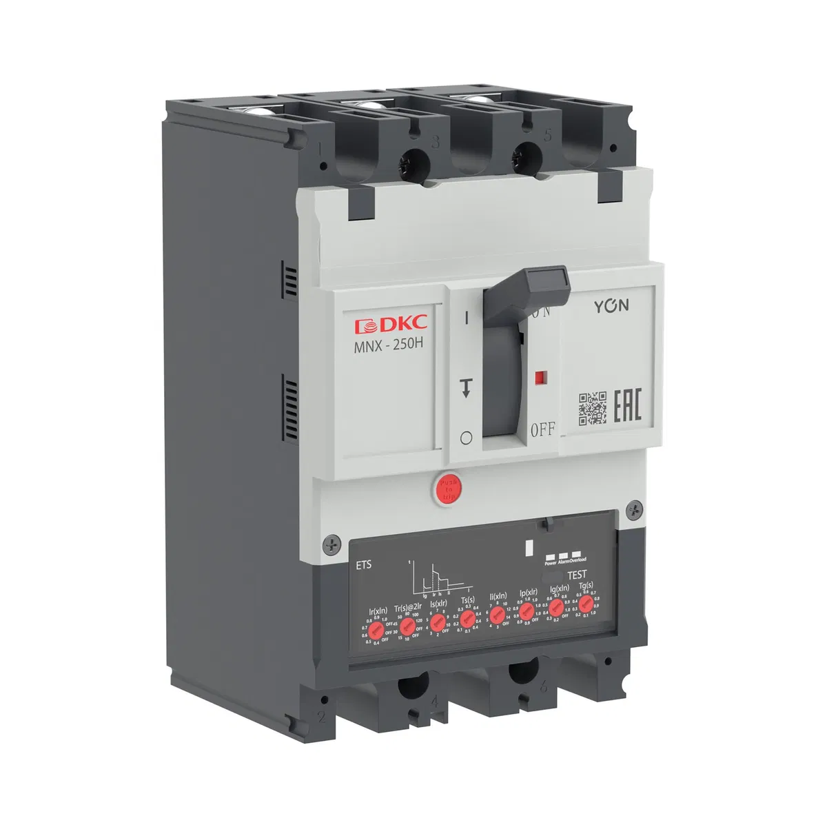 Авт. выкл. YON pro MNX250H 3P 250A 150kA при AC415V расц. ETS MNX250H3PETS0250 DKC