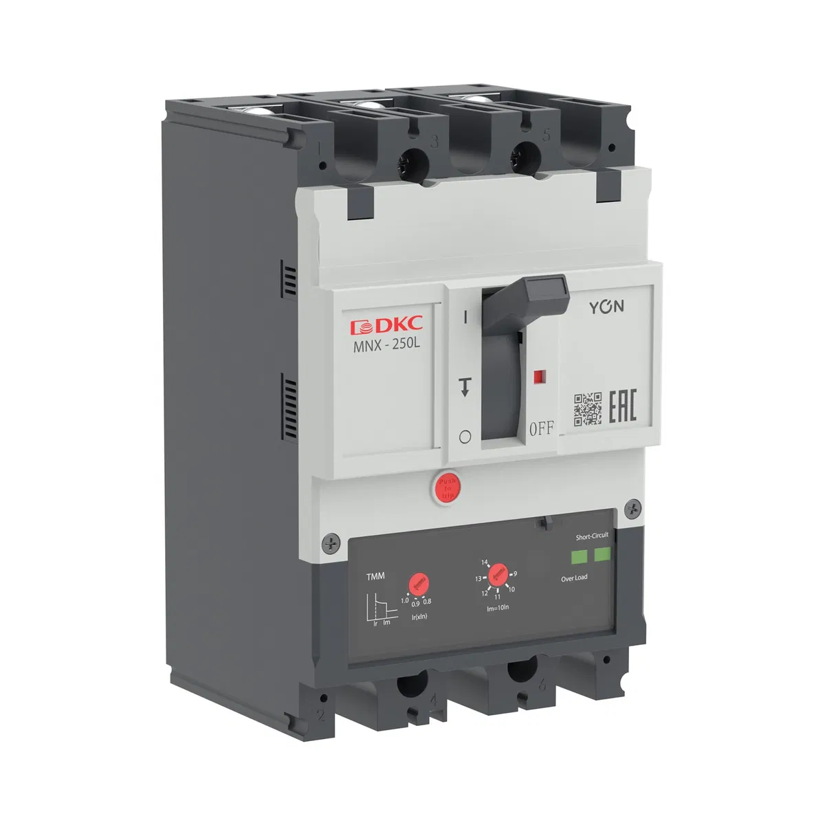 Авт. выкл. YON pro MNX250L 3P 250A 70kA при AC415V расц. TMM MNX250L3PTMM0250 DKC