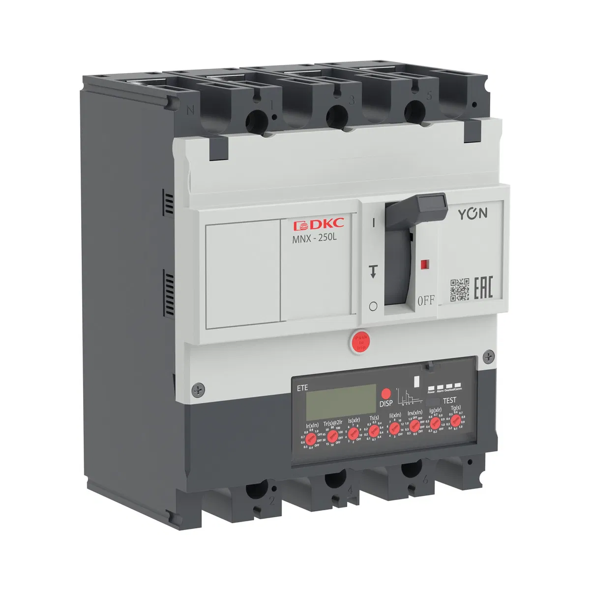 Авт. выкл. YON pro MNX250L 4P 100A 70kA при AC415V расц. ETE MNX250L4PETE0100 DKC