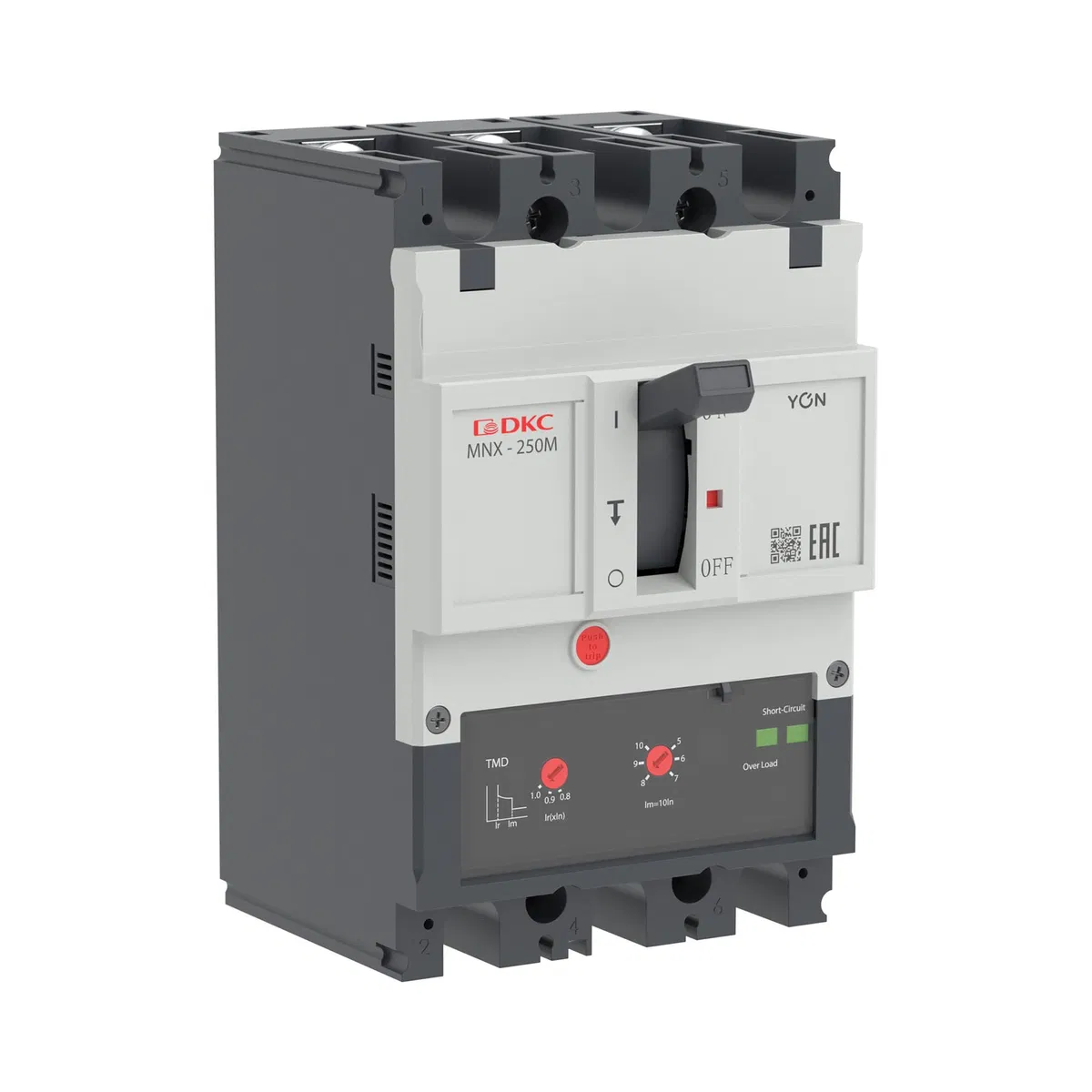 Авт. выкл. пост. тока YON pro MNX250M 3P 200A 85kA при DC750V расц. TMD DC MNX250M3DTMD0200 DKC