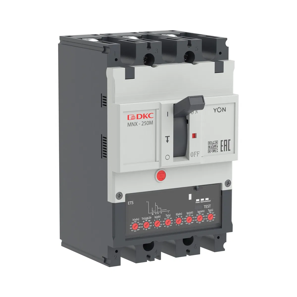 Авт. выкл. YON pro MNX250M 3P 250A 100kA при AC415V расц. ETS MNX250M3PETS0250 DKC